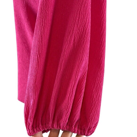 Vince Camuto Puff Sleeve Knit Top Women's Size Small Modern Pink 9121623 New! - Picture 3 of 16